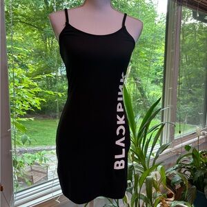 Black Dress with White Text (BLACKPINK)